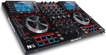 Numarks intelligenter Controller für Serato DJ mit zwei integrierten 4,3 Zoll Displays.